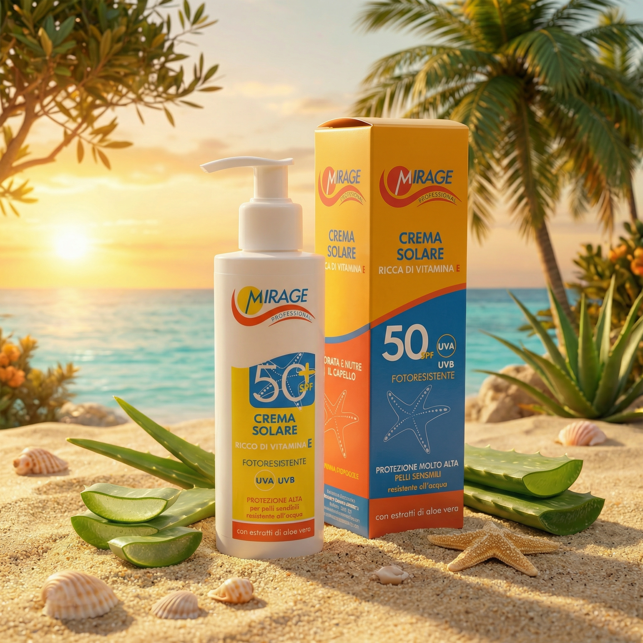 Mirage Professional – Crema Solare SPF 50+